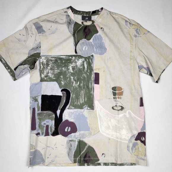 H&M Tops - H&M Relaxed Fit Black Cat Tee